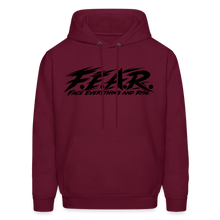 Load image into Gallery viewer, ZOOMI "F.E.A.R" Men's Hoodie - burgundy