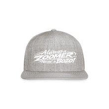 Load image into Gallery viewer, ZOOMI Snapback Baseball Cap - heather gray