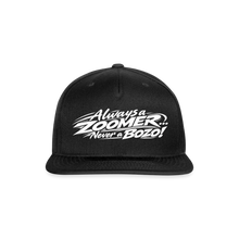 Load image into Gallery viewer, ZOOMI Snapback Baseball Cap - black