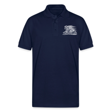 Load image into Gallery viewer, ZOOMI "Z-MAN" Gildan Unisex 50/50 Jersey Polo - navy