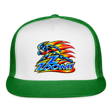 Load image into Gallery viewer, ZOOMI Trucker Hat - white/kelly green