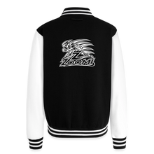 Load image into Gallery viewer, ZOOMI Unisex College Sweat Jacket - black/white