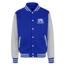 Load image into Gallery viewer, ZOOMI Unisex College Sweat Jacket - royal/heather grey