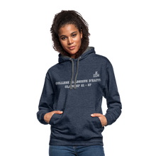 Load image into Gallery viewer, COLLEGE CLASSIQUE 81-88-HOODIE - indigo heather/asphalt