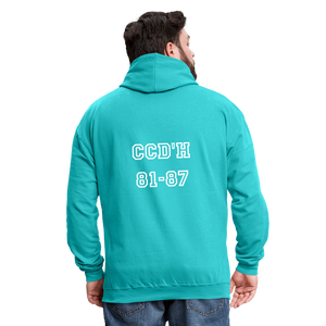 COLLEGE CLASSIQUE 81-88-HOODIE - scuba blue/asphalt