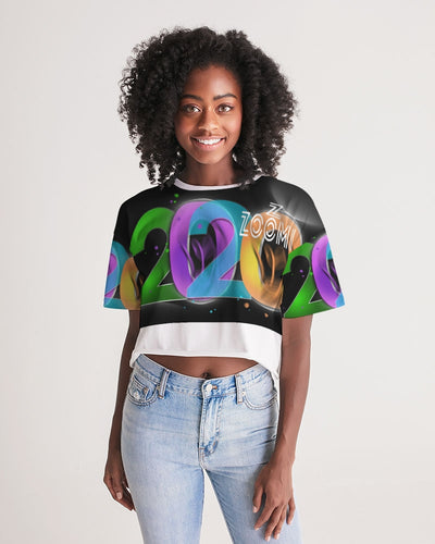 ZOOMI WEARS-2020- Women's Lounge Cropped Tee