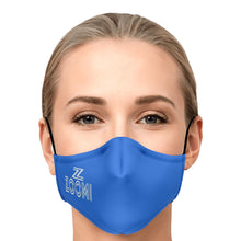 Load image into Gallery viewer, ZOOMI WEARS &quot;BLUE RIGHT SIDE&quot; FACE MASK