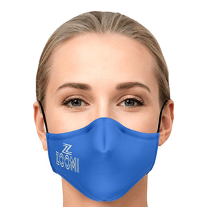 ZOOMI WEARS "BLUE RIGHT SIDE" FACE MASK