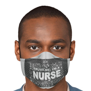 ZOOMI WEARS "NURSE" FASHION FACE MASK