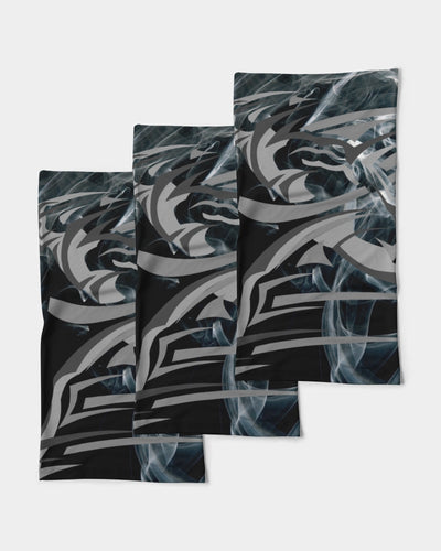 ZOOMI WEARS-ZMAN-BLACK-N-GRAY Neck Gaiter Set