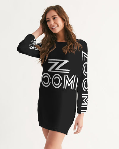 ZOOMI WEARS-Special Collection- Women's Long Sleeve Chiffon Dress