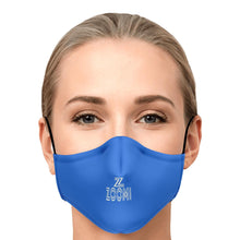 Load image into Gallery viewer, ZOOMI WEARS &quot; BLUE ZOOMI&quot; FASHION FACE MASK