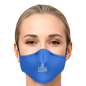 ZOOMI WEARS " BLUE ZOOMI" FASHION FACE MASK