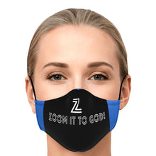 Load image into Gallery viewer, ZOOMI WEARS &quot;ZOOM IT TO GOD&quot; FACE MASK