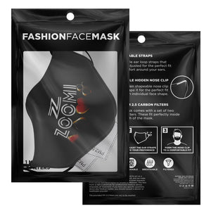 ZOOMI WEARS "FOUR SUITS" FASHION FACE MASKS-UNISEX