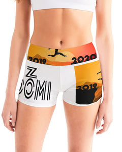 ZOOMI WEARS-2020- Women's Mid-Rise Yoga Shorts