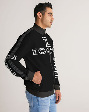 ZOOMI WEARS-- Special Collection-Men's Stripe-Sleeve Track Jacket