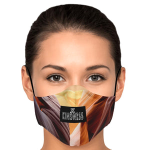 ZOOMI WEARS "KINDNESS" FASHION FACE MASK