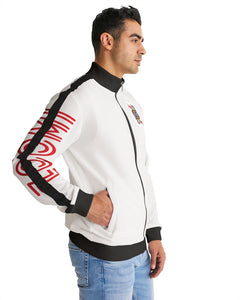 ZOOMI WEARS-QUEEN OF HEART Men's Stripe-Sleeve Track Jacket