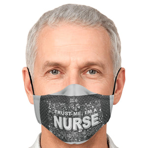 ZOOMI WEARS "NURSE" FASHION FACE MASK