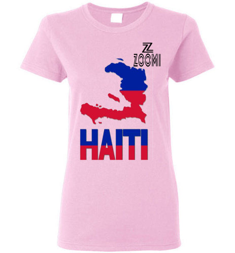 ZOOMI WEARS-Haitian Map Lady Tshirt