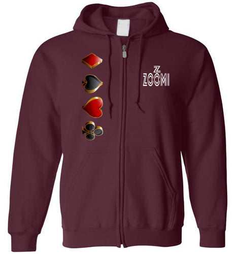 ZOOMI WEARS-FOUR SUITS-ZIP HOODIE