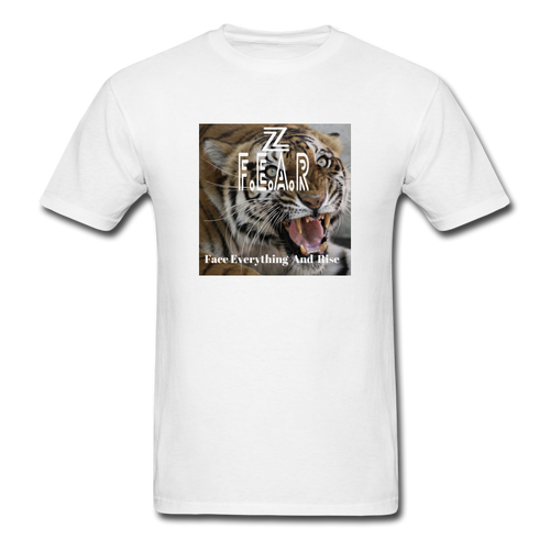 ZOOMI WEARS -F.E.A.R- Men's T-Shirt - white