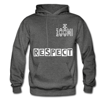 Load image into Gallery viewer, ZOOMI WEARS-RESPECT-Men&#39;s Hoodie - charcoal gray