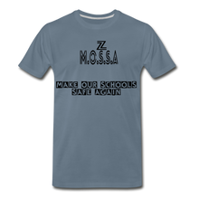 Load image into Gallery viewer, ZOOMI WEARS-M.O.S.S.A-Men&#39;s Premium T-Shirt - steel blue