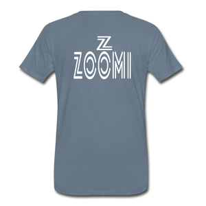 ZOOMI WEARS-M.O.S.S.A-Men's Premium T-Shirt - steel blue