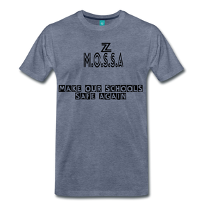 ZOOMI WEARS-M.O.S.S.A-Men's Premium T-Shirt - heather blue