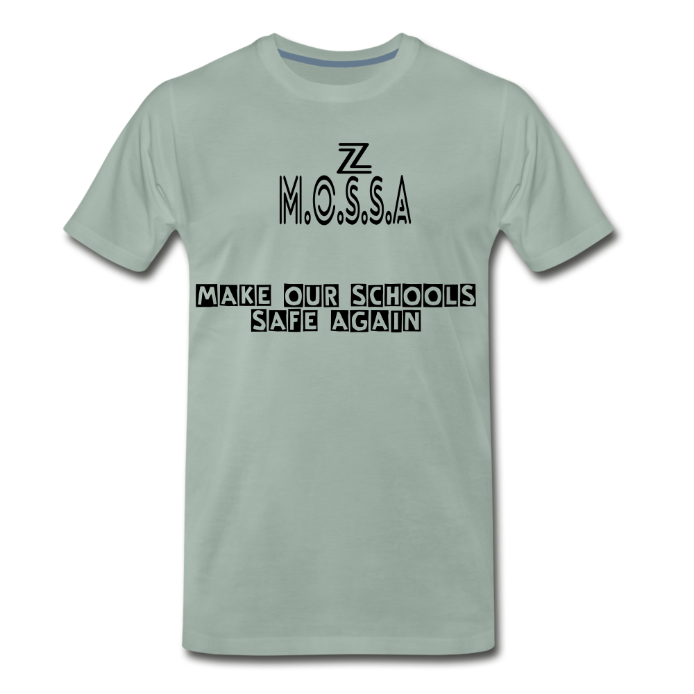 ZOOMI WEARS-M.O.S.S.A-Men's Premium T-Shirt - steel green
