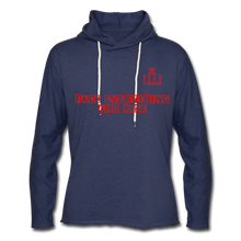 Load image into Gallery viewer, F.E.A.R-Unisex Lightweight Terry Hoodie - heather navy