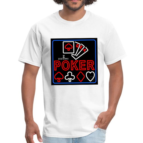 ZOOMI WEARS-POKER-Men's T-Shirt - white