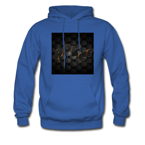 ZOOMI WEARS-POKER-Men's Hoodie - royal blue