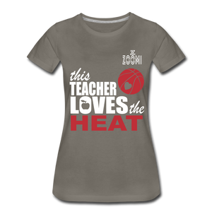 ZOOMI WEARS-TEACHERS-Women’s Premium T-Shirt - asphalt gray