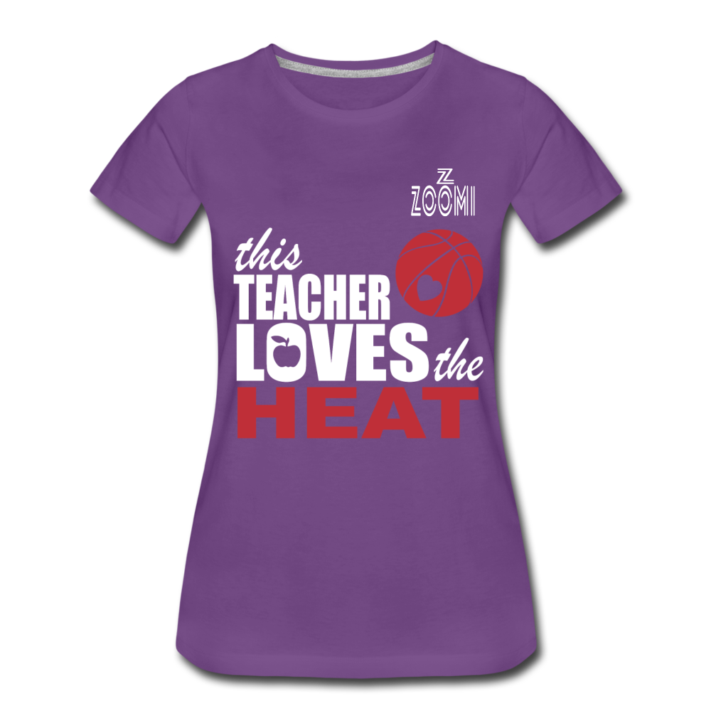 ZOOMI WEARS-TEACHERS-Women’s Premium T-Shirt - purple