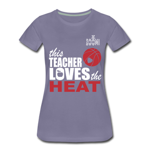 ZOOMI WEARS-TEACHERS-Women’s Premium T-Shirt - washed violet