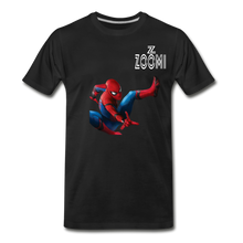 Load image into Gallery viewer, ZOOMI WEARS-SPIDER MAN-Men&#39;s Premium T-Shirt - black