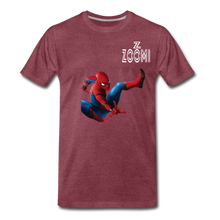 Load image into Gallery viewer, ZOOMI WEARS-SPIDER MAN-Men&#39;s Premium T-Shirt - heather burgundy