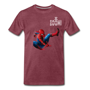 ZOOMI WEARS-SPIDER MAN-Men's Premium T-Shirt - heather burgundy