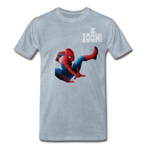 ZOOMI WEARS-SPIDER MAN-Men's Premium T-Shirt - heather ice blue