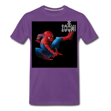 Load image into Gallery viewer, ZOOMI WEARS-SPIDER MAN-Men&#39;s Premium T-Shirt - purple