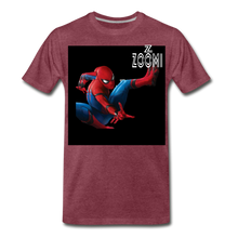 Load image into Gallery viewer, ZOOMI WEARS-SPIDER MAN-Men&#39;s Premium T-Shirt - heather burgundy