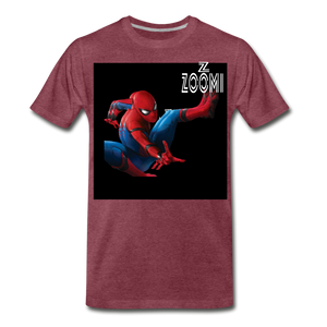 ZOOMI WEARS-SPIDER MAN-Men's Premium T-Shirt - heather burgundy