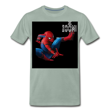 Load image into Gallery viewer, ZOOMI WEARS-SPIDER MAN-Men&#39;s Premium T-Shirt - steel green