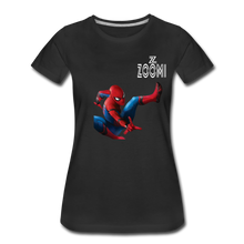 Load image into Gallery viewer, ZOMMI WEARS-SPIDER MAN-Women’s Premium T-Shirt - black