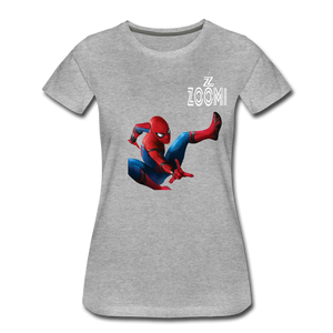 ZOMMI WEARS-SPIDER MAN-Women’s Premium T-Shirt - heather gray