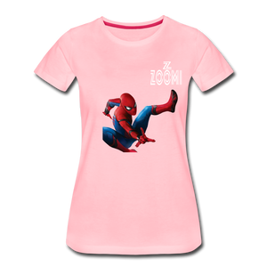 ZOMMI WEARS-SPIDER MAN-Women’s Premium T-Shirt - pink