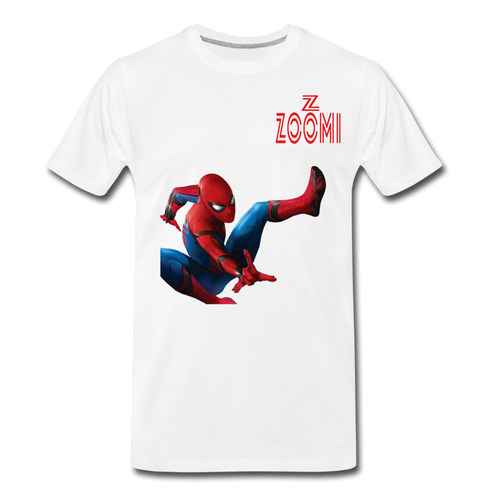 ZOOMI WEARS-SUPER HEROES-Men's Premium T-Shirt - white